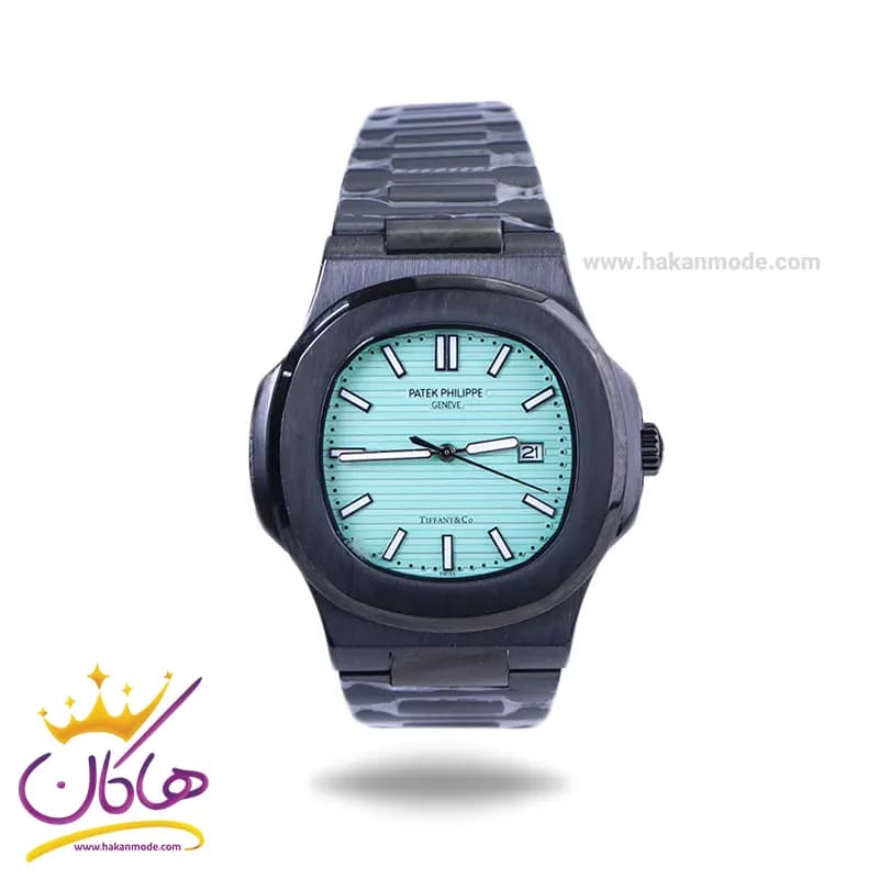 ساعت مچی پتک فیلیپ مردانه فلزی مشکی صفحه تیفانی M 8058/12