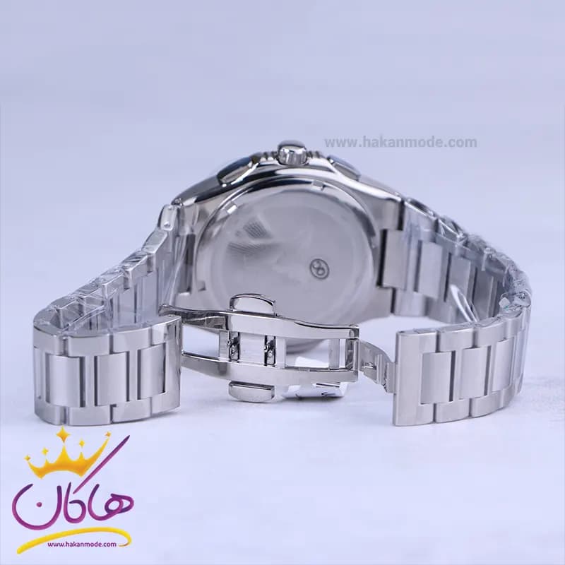 ساعت مچی عقربه ای کرست مردانه فلزی نقره ای crest 6319/1 — تصویر ۲