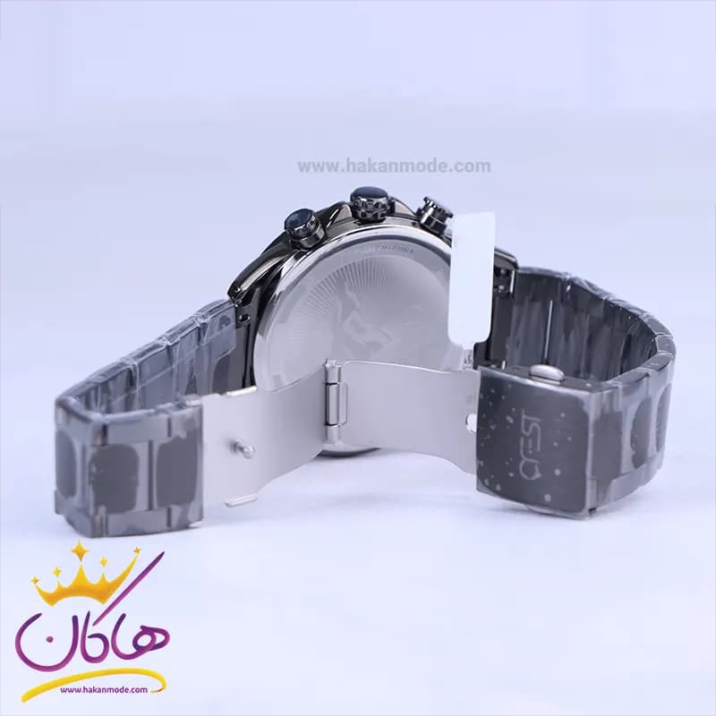 ساعت مچی عقربه ای کرست مردانه فلزی مشکی crest 6253/1 — تصویر ۲