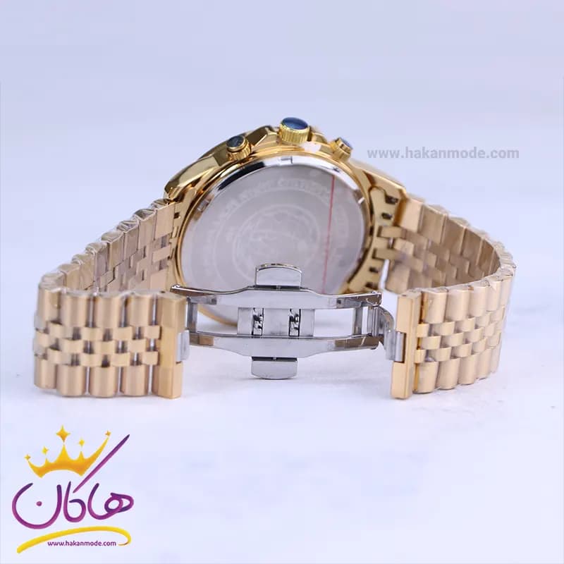 ساعت مچی عقربه ای سیتیزن مردانه فلزی طلایی صفحه مشکی 2363/8 — تصویر ۲