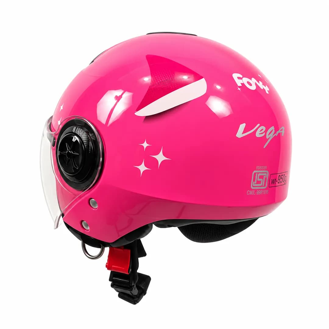 کلاه کاسکت وگا مدل وسپایی بچه گانه PINK PONY — تصویر ۶