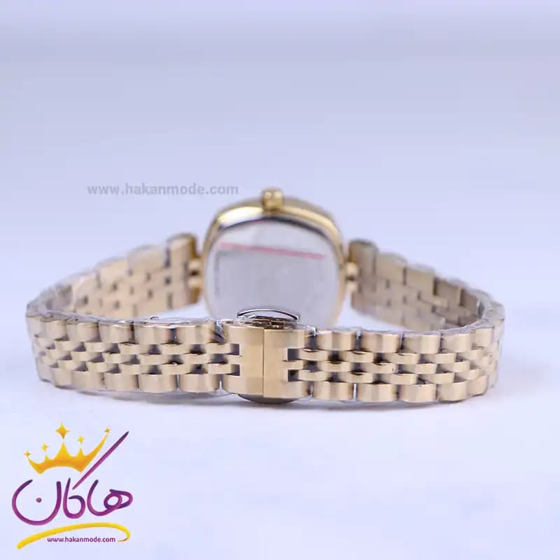 ساعت مچی الگانس زنانه استیل طلایی قاب مربع ER 2200/5 — تصویر ۳