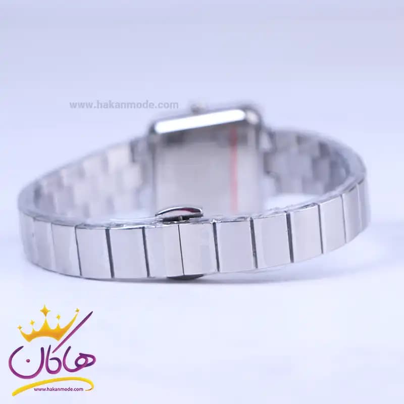 ساعت مچی الگانس زنانه استیل نقره ای صفحه مربع ER 2196/3 — تصویر ۳