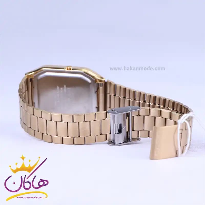 ساعت کاسیو مردانه فلزی طلایی دو زمانه AQ-230GA-9BMQ — تصویر ۲