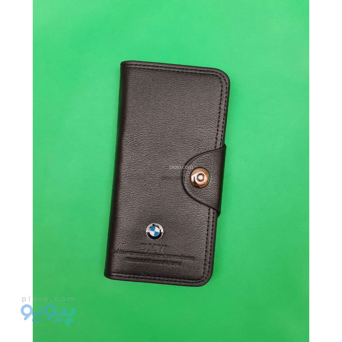 کیف پول مردانه مگنتی طرح بی ام و تک و عمده — تصویر ۴