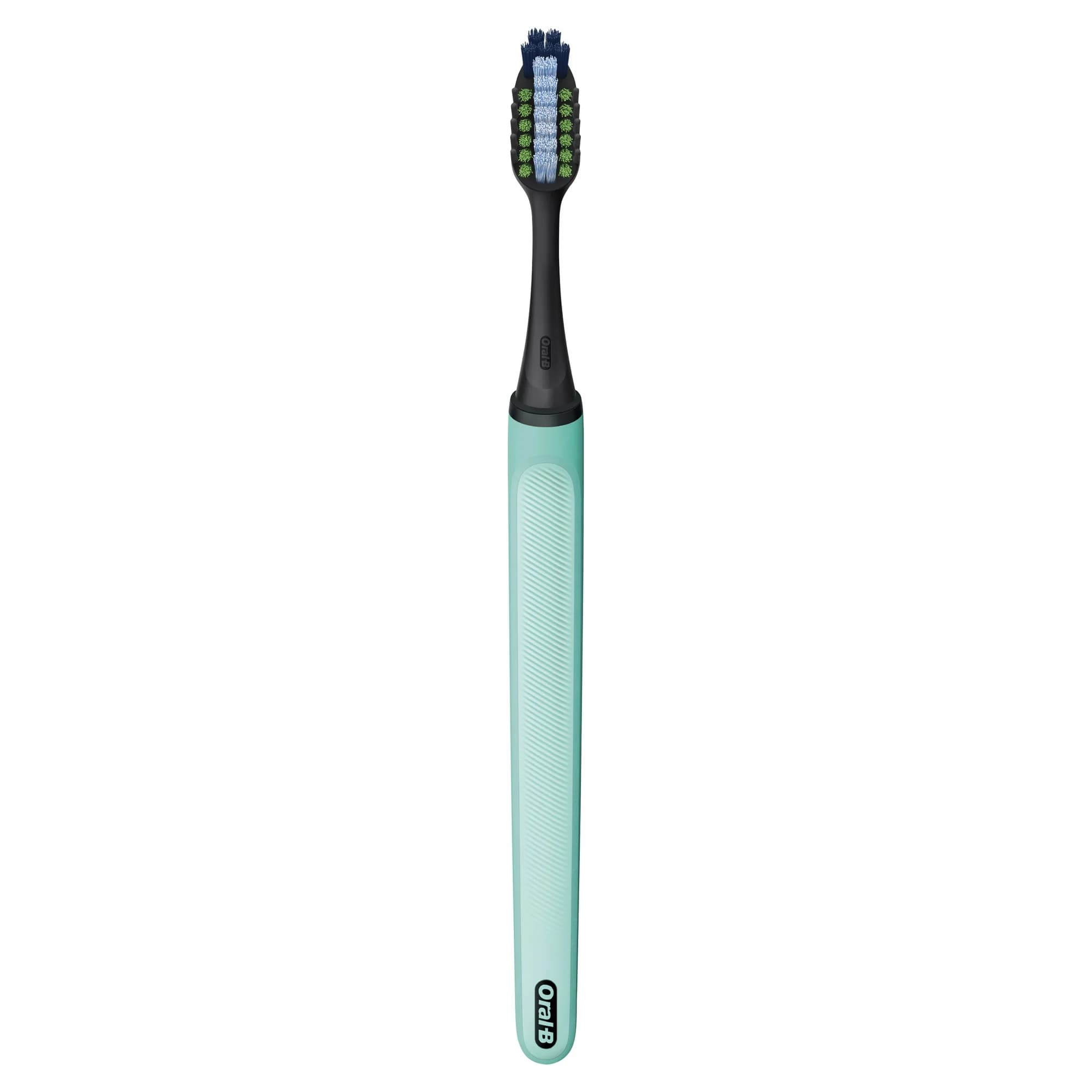 مسواک دستی کلیک اورال بی با سری قابل تعویض Oral-B Clic Teal Manual Toothbrush — تصویر ۳