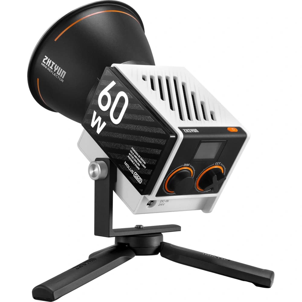 ویدئو لایت ژیون Zhiyun MOLUS G60 combo Bi-Color LED Monolight — تصویر ۵