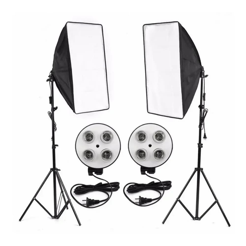 کیت دوشاخه نور 8 لامپ Continuous Lighting Kit 8 Lamps — تصویر ۲