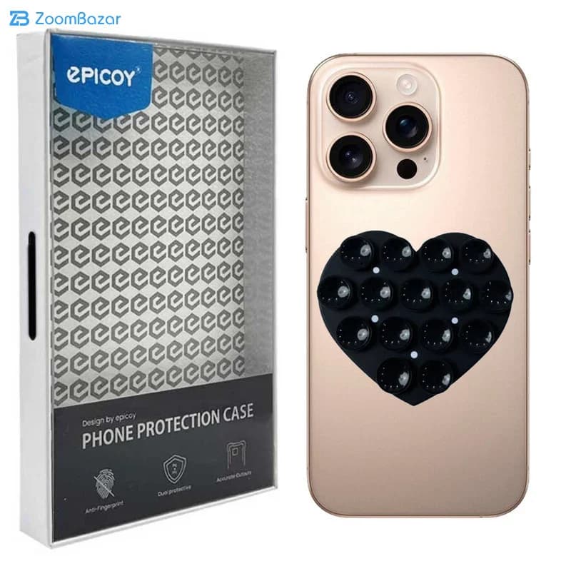 نگهدارنده گوشی موبایل اِپیکوی مدل Silicone Sticker Heart — تصویر ۱۰