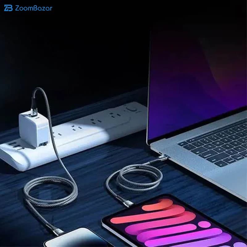 کابل USB-C ژاند مدل fast charging data طول 1.2 متر — تصویر ۹