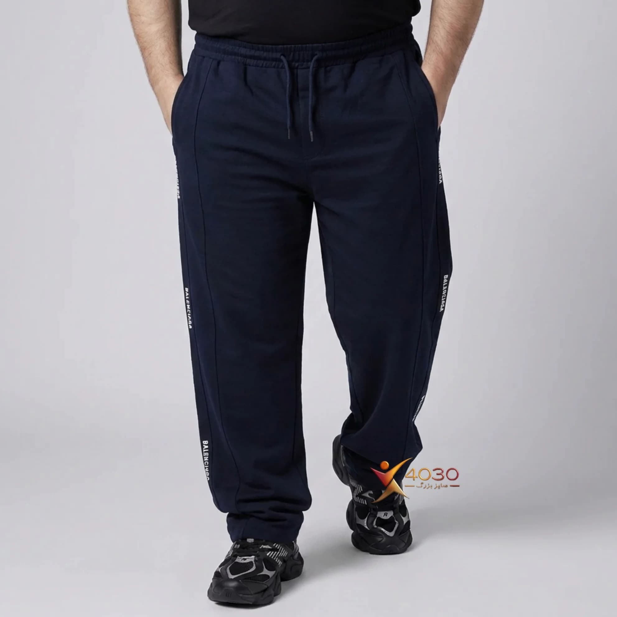 شلوار اسلش بگ استایل BALENCIAGA سایز بزرگ مردانه ( 3881 ) — تصویر ۵