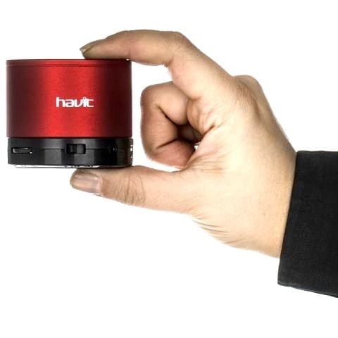 اسپیکر بلوتوثی قابل حمل هویت مدل HV-SK569BT با قابلیت پشتیبانی از کارت حافظه microSD، فلش مموری و کابل AUX — تصویر ۸