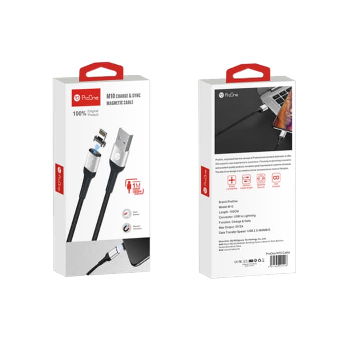 کابل تبدیل USB به لایتنینگ پرووان مدل M10 طول 1متر — تصویر ۲