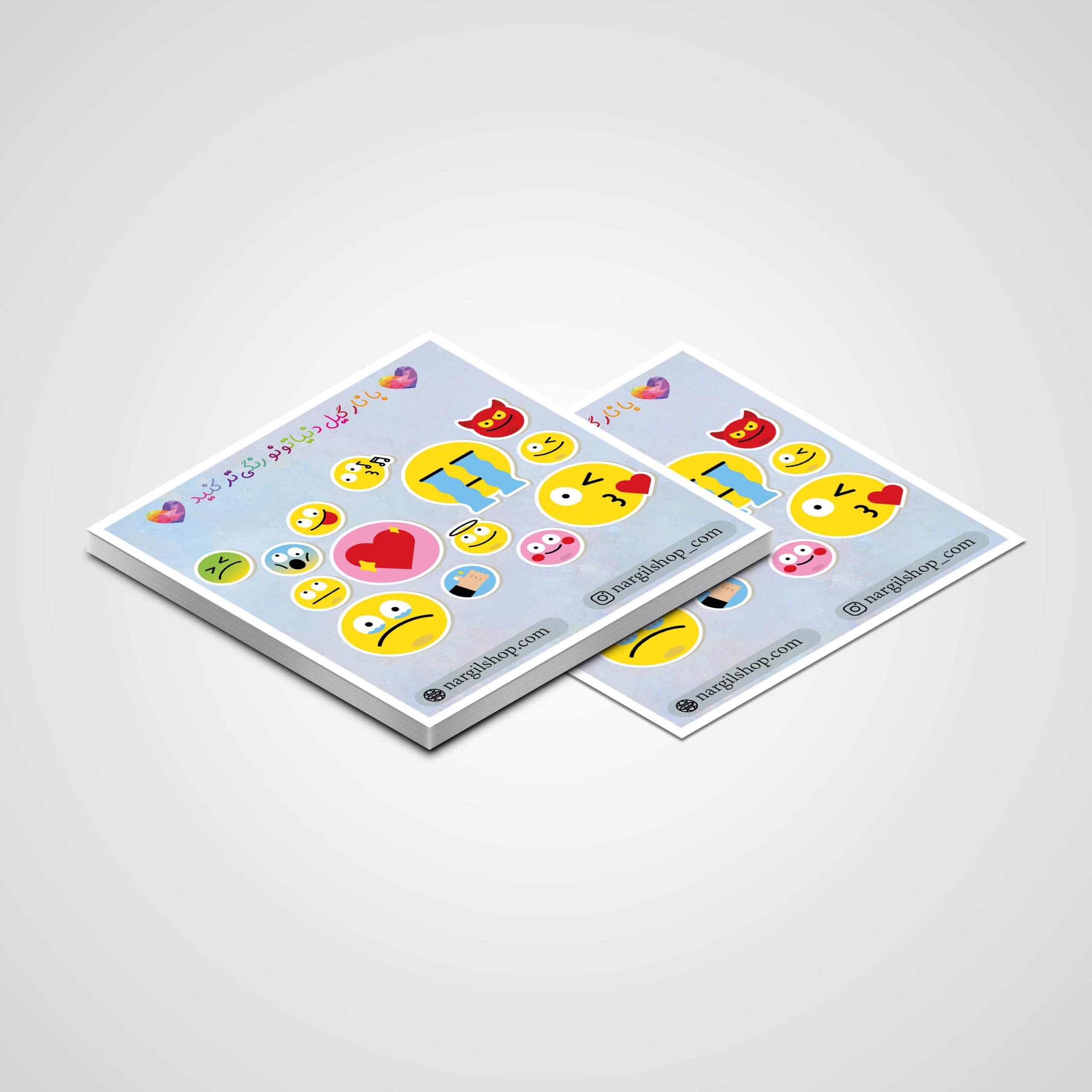 پک استیکر 12تایی ایموجی 03 | Emoji Sticker pack 03 — تصویر ۲