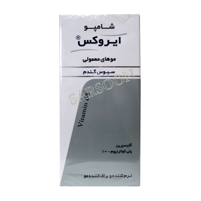 شامپو سبوس گندم ایروکس مناسب موهای معمولی Irox Wheat Exteract Shampoo — تصویر ۲