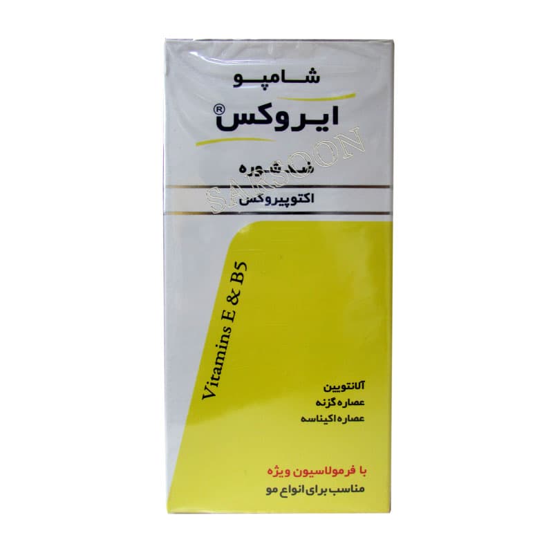 شامپو ضد شوره اکتوپیروکس 1 درصد ایروکس Irox Anti Dandruff Shampoo With Octopirox