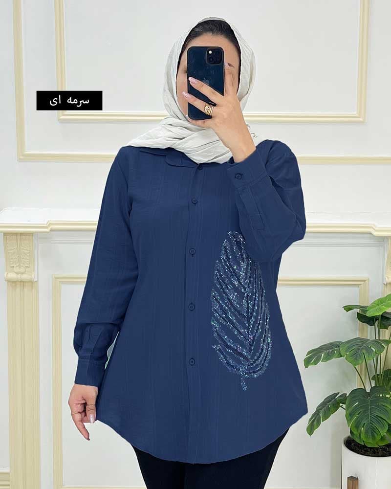 شومیزیقه مردانه نگینی کد۱۰۷۲۰۳ — تصویر ۸