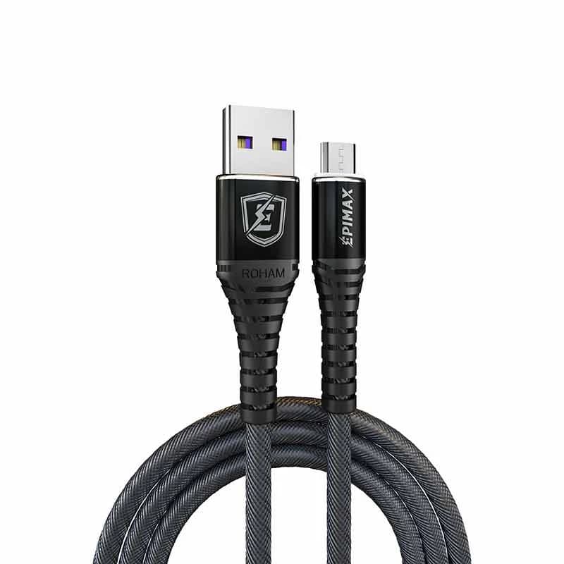 کابل تبدیل USB به microUSB اپیمکس مدل EC – 10 طول 1.2 متر رنگ مشکی M18434 — تصویر ۲
