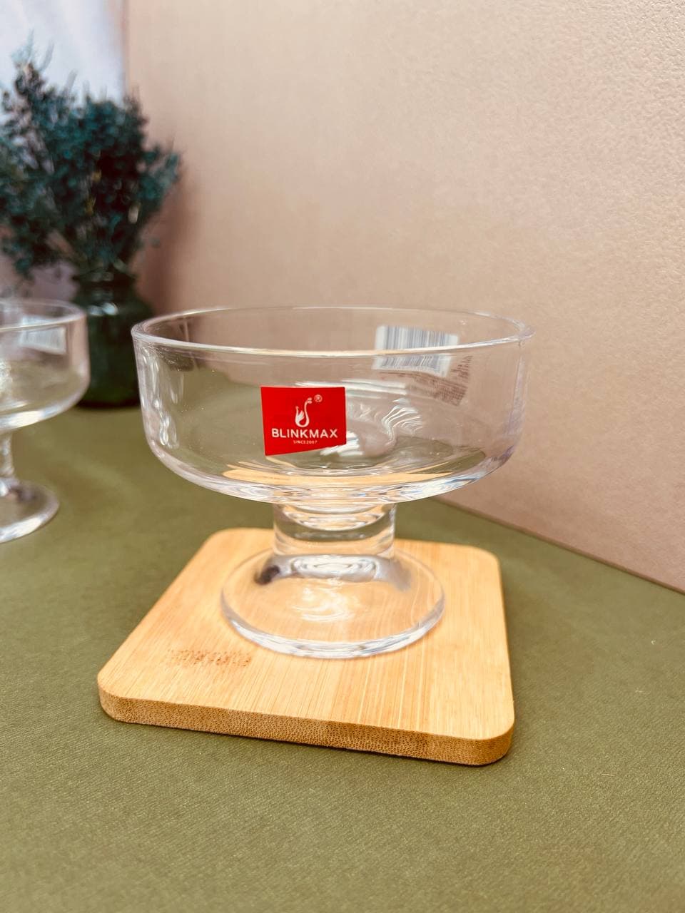 بستنی خوری بلور پایه دار بلینک مکس KTY6203 — تصویر ۲
