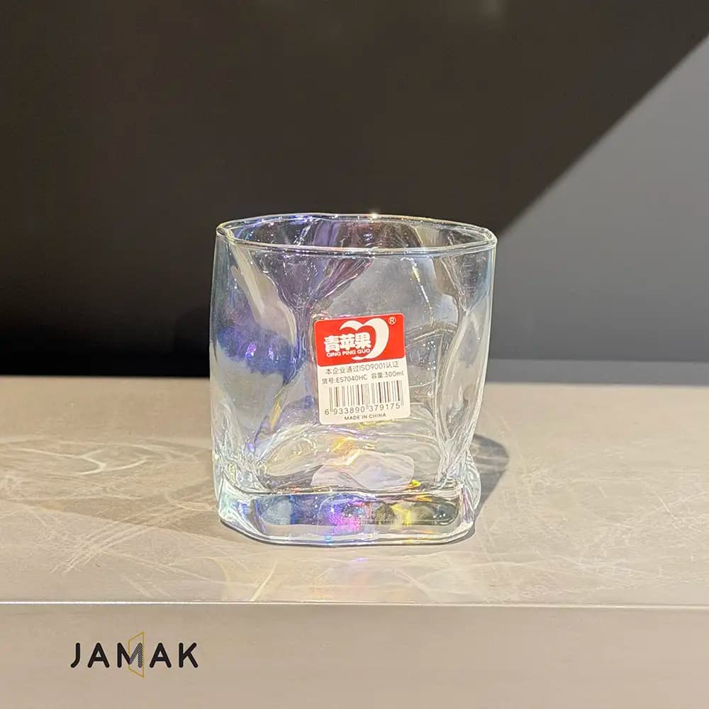 نیم لیوان دفرمه دلی گلس هفت رنگ – یک عددی — تصویر ۲
