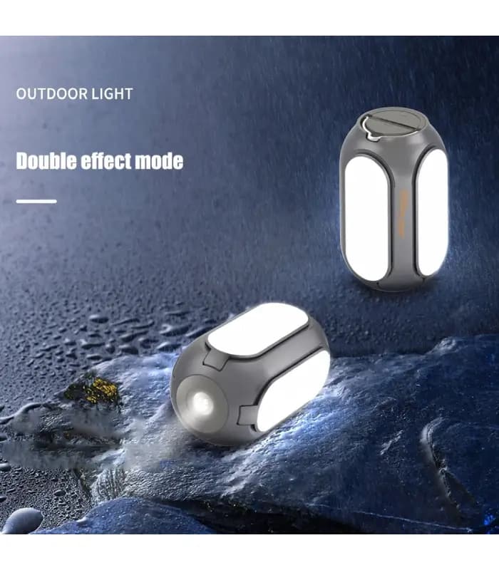 پاوربانک و چراغ فانوسی کمپینگ LED تاشو 8000 میلی آمپر ساعت مدل Camping Light PowerBang 8000 — تصویر ۲