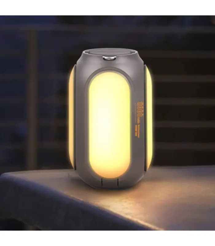 پاوربانک و چراغ فانوسی کمپینگ LED تاشو 8000 میلی آمپر ساعت مدل Camping Light PowerBang 8000 — تصویر ۳