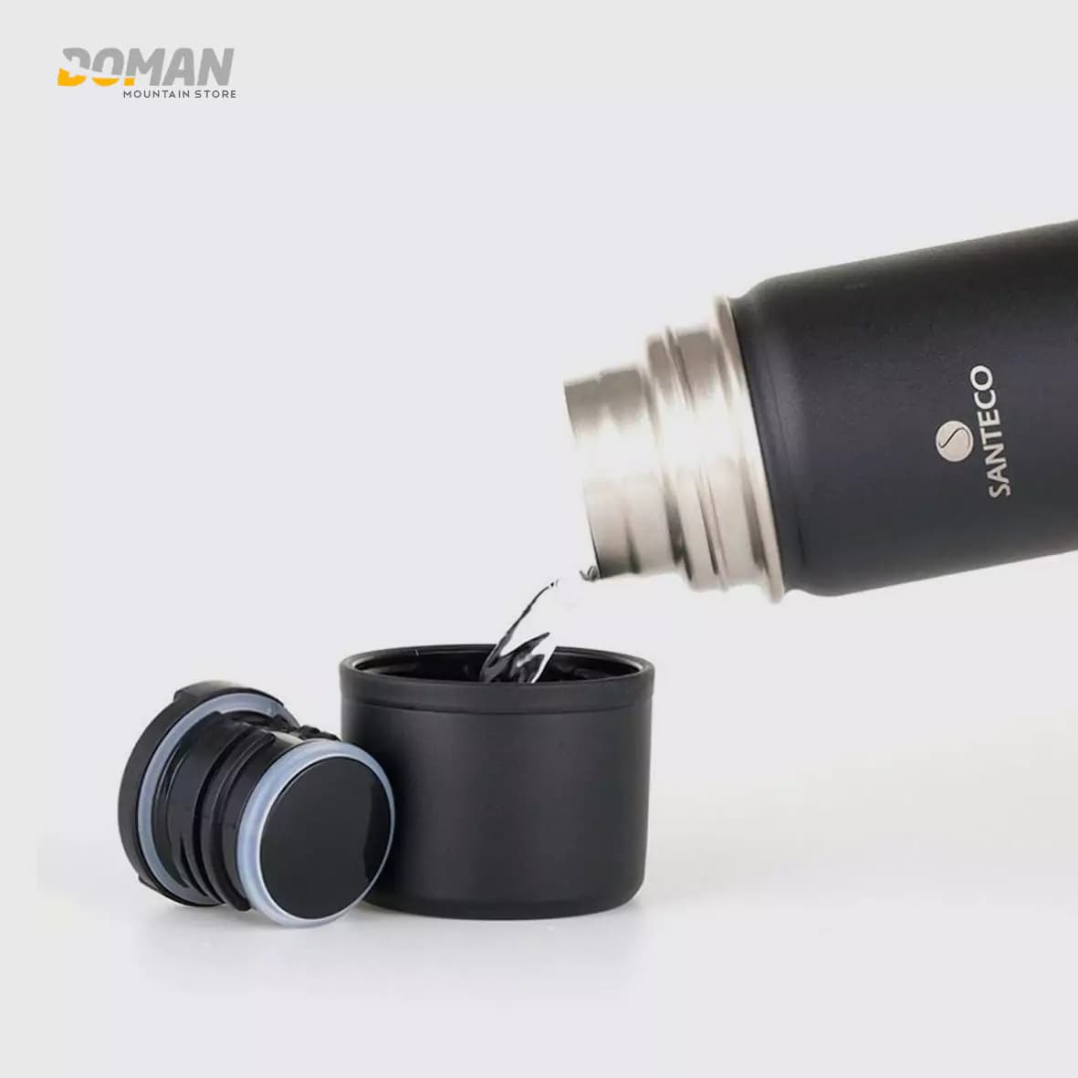 قمقمه فلاسک کوهنوردی گرم و سرد سانتکو مدل کولیما باورج باتل 500ML — تصویر ۸