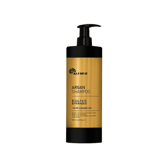 شامپو فاقد سولفات آرگان آلفرد 500 میل ALFRED ARGAN OIL SHAMPOO