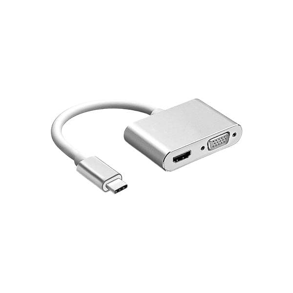 تبدیل کمبو تایپ سی به VGA/HDMI 4K2K