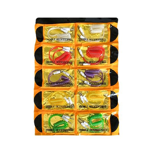کابل AUX فنری مدل AUX-309 طول 95 سانتی متر — تصویر ۲