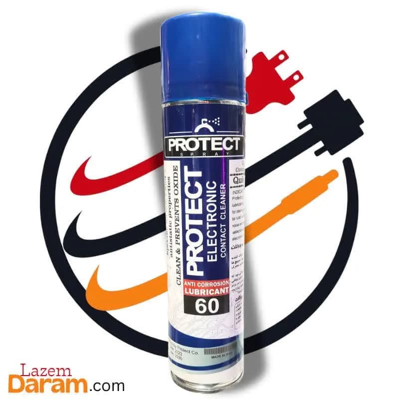 اسپری کنتاکت شوی روغنی پروتکت (Protect) مدل Lubricant 60 حجم ۳۰۰ میلیلیتر