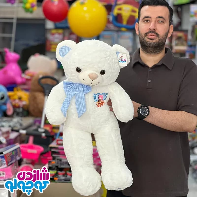 عروسک خرس سینه Happy اورجینال — تصویر ۴
