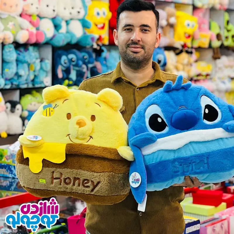 عروسک بالشتی پتودار شخصیتی اورجینال