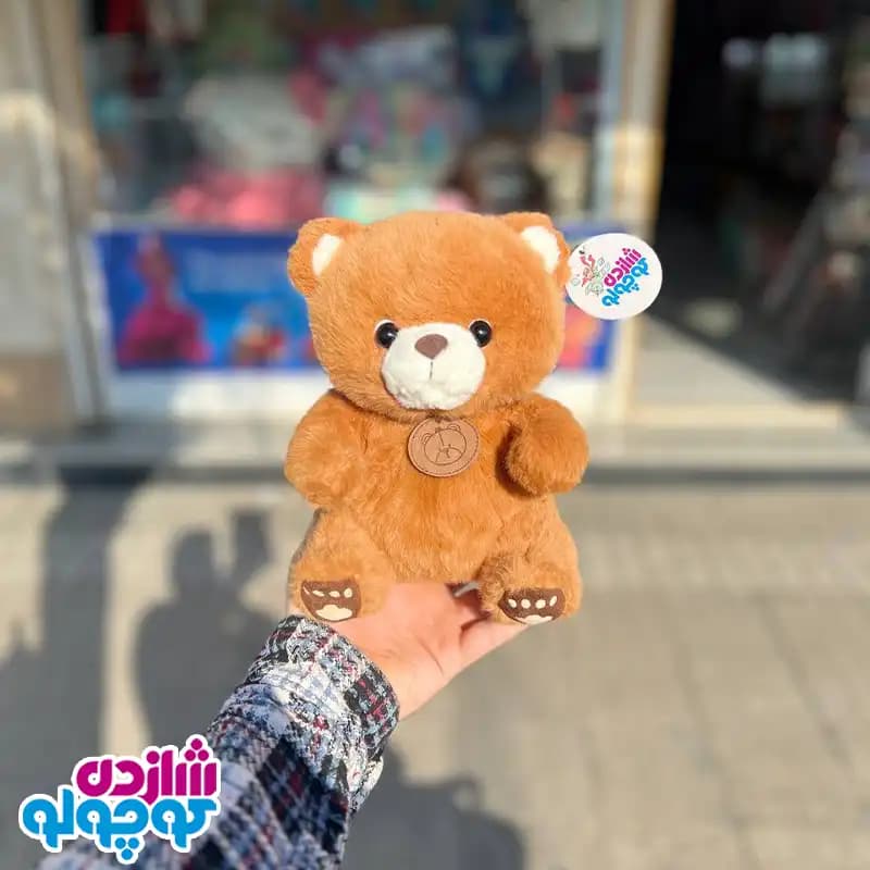 عروسک خرس نشسته کف پا پنجه اورجینال — تصویر ۲