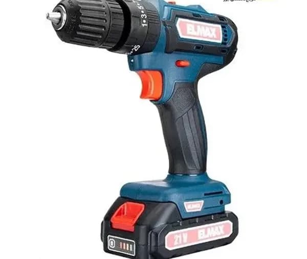 دریل شارژی چکشی المکس لیتیوم 21 ولت مدل C.D 1710 — تصویر ۴
