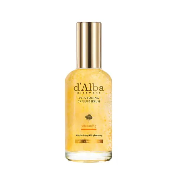 سرم کپسولی مرطوب کننده تونینگ ویتا دیآلبا d’Alba