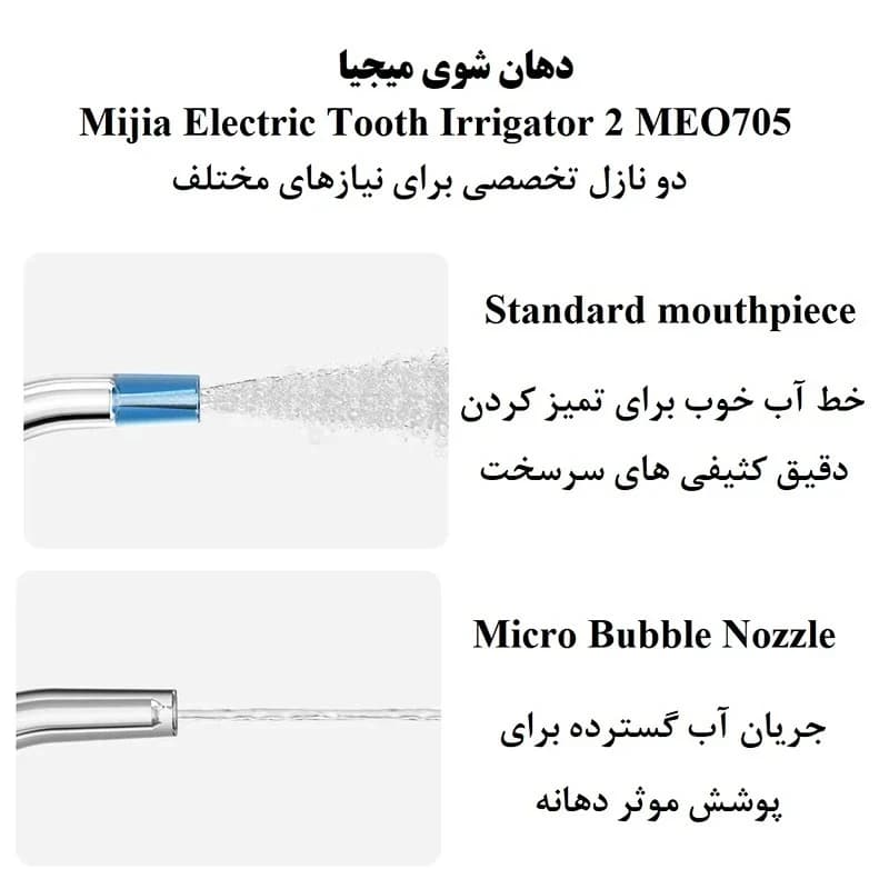 دستگاه شست و شوی دهان و دندان شیائومی مدل میجیا Mijia MEO705 — تصویر ۴