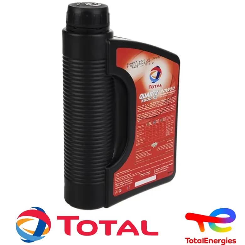 روغن موتور توتال 1 لیتری Quartz 5000 20W-50 — تصویر ۳