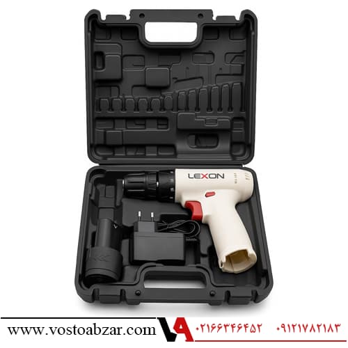 دریل پیچگوشتی شارژی تک باتری لکسون مدل LE-710 — تصویر ۲