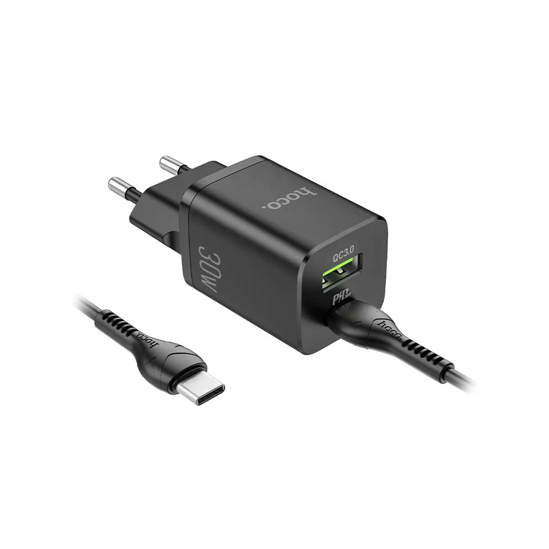 شارژر دیواری هوکو مدل N13 PD 30W+QC3.0 به همراه کابل Type-C — تصویر ۸