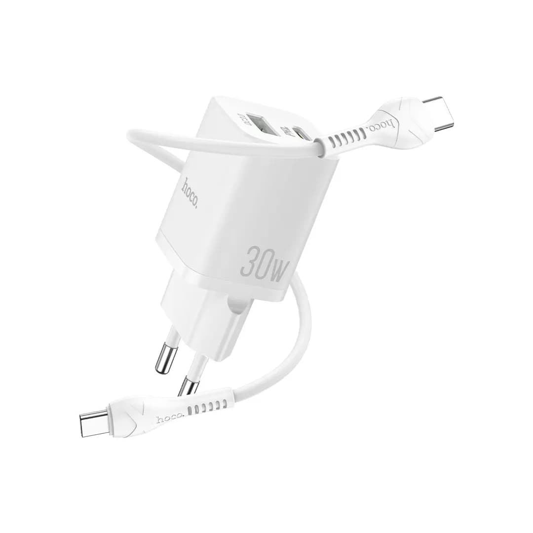 شارژر دیواری هوکو مدل N13 PD 30W+QC3.0 به همراه کابل Type-C — تصویر ۶