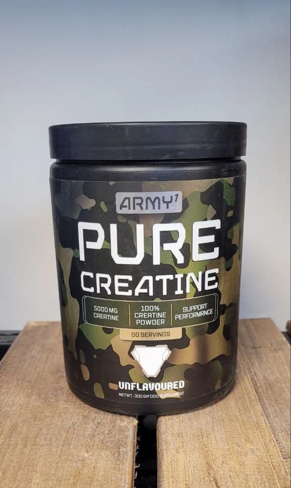 کراتین مونوهیدرات ARMY1 پیور 300 گرم اصل | ARMY1 Pure Creatine Monohydrate 300g