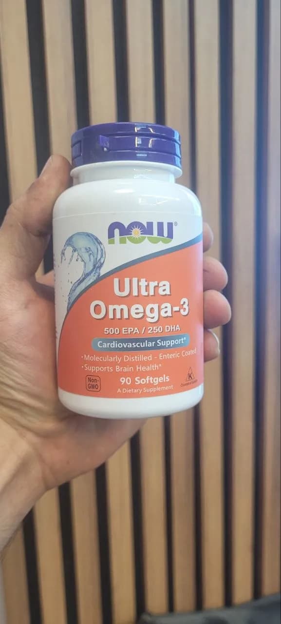 اولترا امگا ۳ ناو ۹۰ عددی 500 EPA / 250 DHA اصل | NOW Ultra Omega-3 90 Softgels