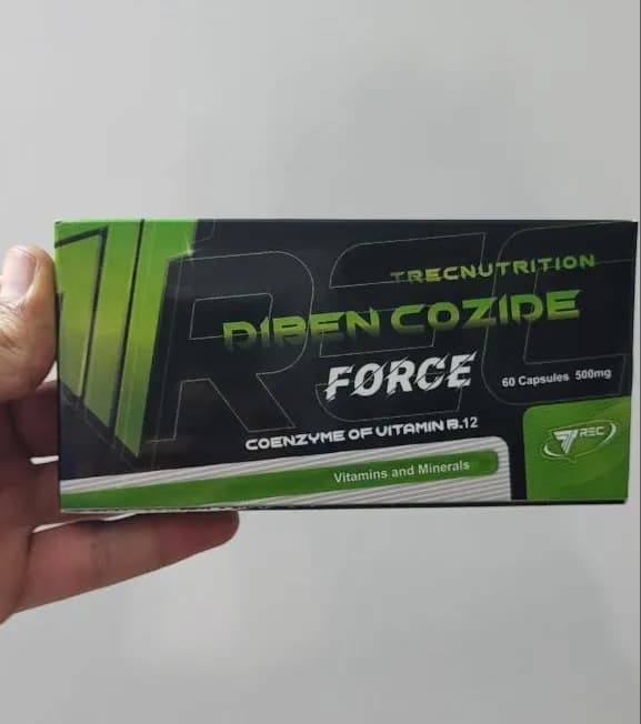 کپسول دیبنکوزاید فورس TREC Nutrition 500 میکروگرم 60 عددی اصل | TREC Nutrition Dibencozide Force 500mcg