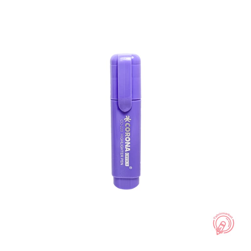 ماژیک هایلایت کرونا مدل Co-220 رنگ بنفش