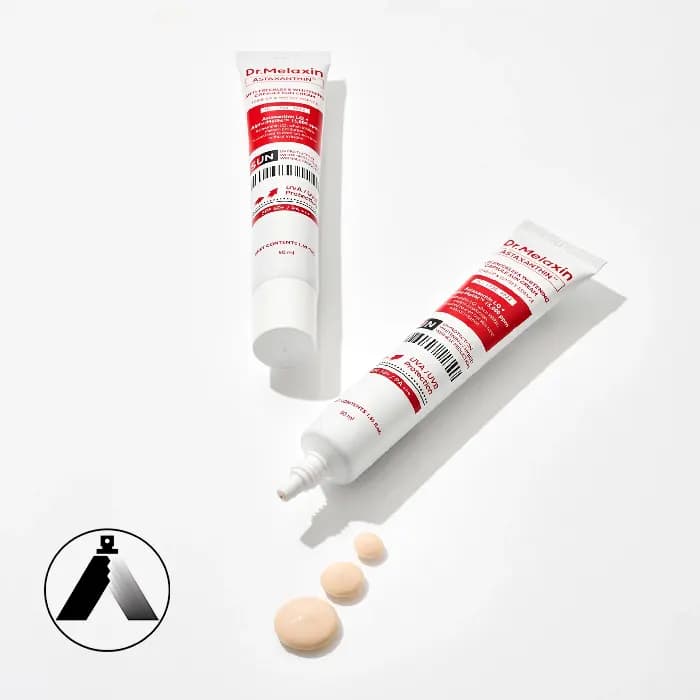ضد آفتاب روشنکننده آستاگزانتین دکتر ملاکسین SPF50 — تصویر ۵