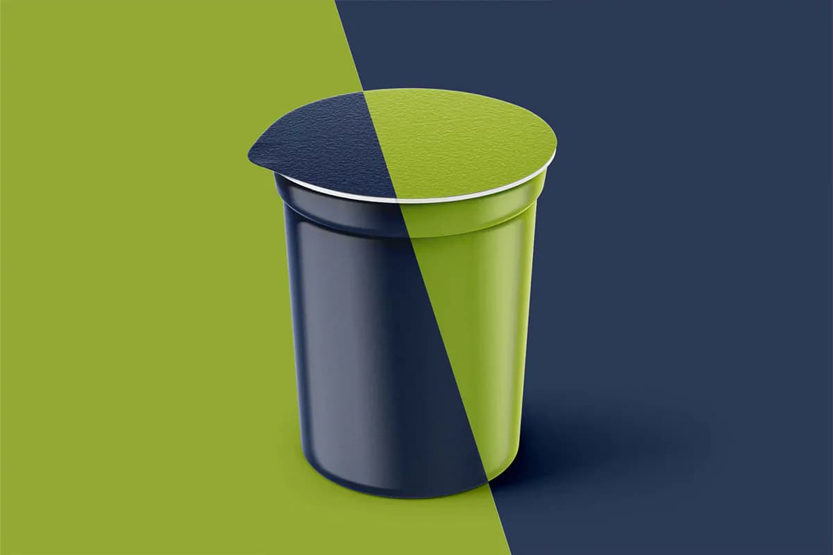 موکاپ ظرف بسته بندی ماست – 3000×4000 پیکسل — تصویر ۸
