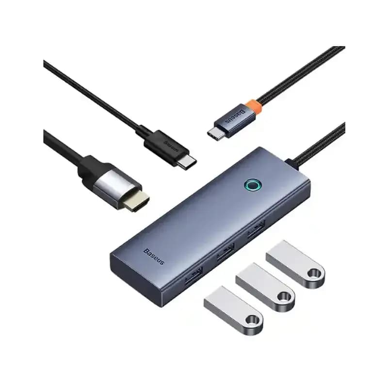 هاب 5 پورت باسئوس مدل Baseus UltraJoy Series Type-C To HDMI+USB 3.0+PD 100W BS-OH150 — تصویر ۵