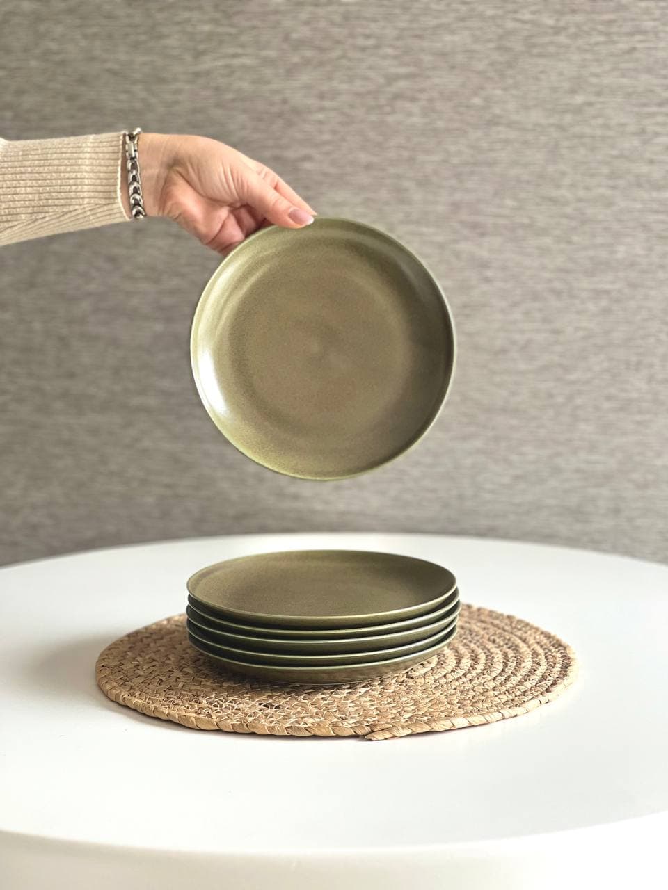 پیش دستی چینی بی وی کی BVK طرح زیتونی Olva