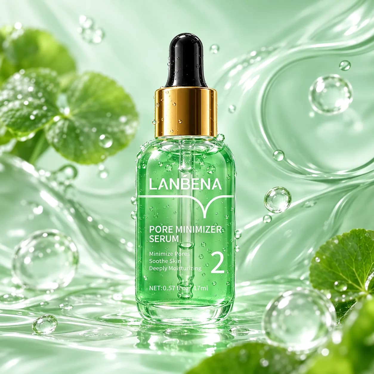 سرم جمع کننده منافذ لانبنا LANBENA مدل Pore Minimizer حجم 17 میلی لیتر — تصویر ۲